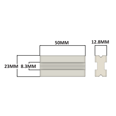 41-350-1 MODULAR SOLUTIONS PARALLEL INNER T-SLOT CONNECTION SLIDES INTO SLOT